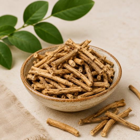 Bio Ashwagandha 20g getrocknete Wurzeln ( Withania somnifera )- Indischer Ginseng aus Sri Lanka