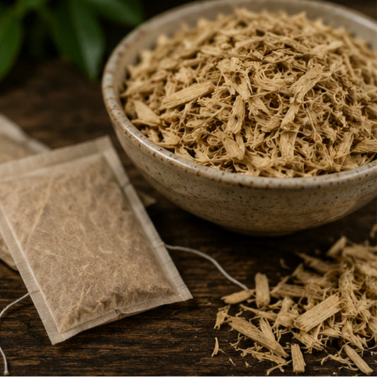 Naturbelassene Mulungu Rinde Erythrina mulungu in fertig vorportionierten Räucher-Sachets